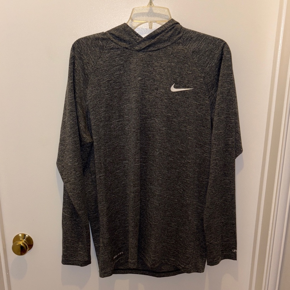 Nike Men's Dark Gray Hoodie